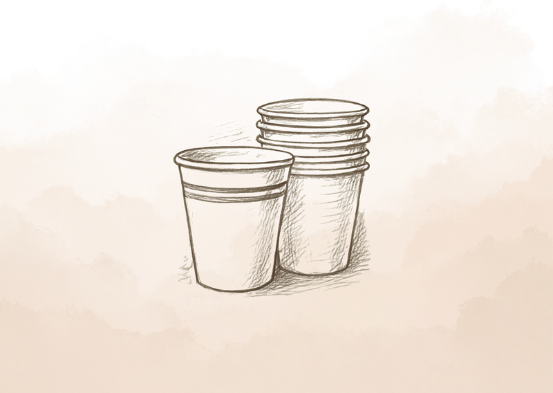 Krūzītes - papīra