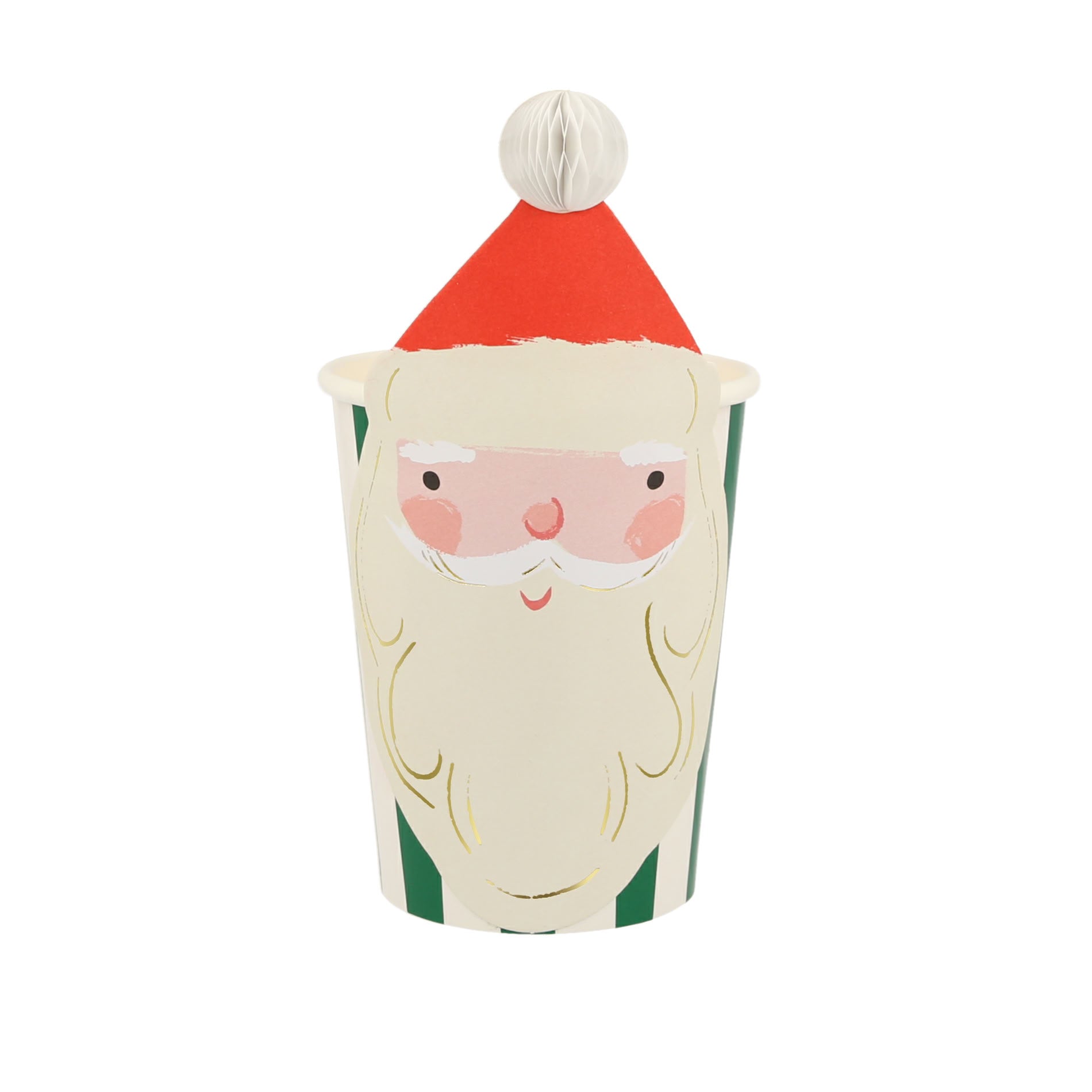 Krūzītes - ar Ziemassvētku vecīti un ziemeļbriedi (x8)