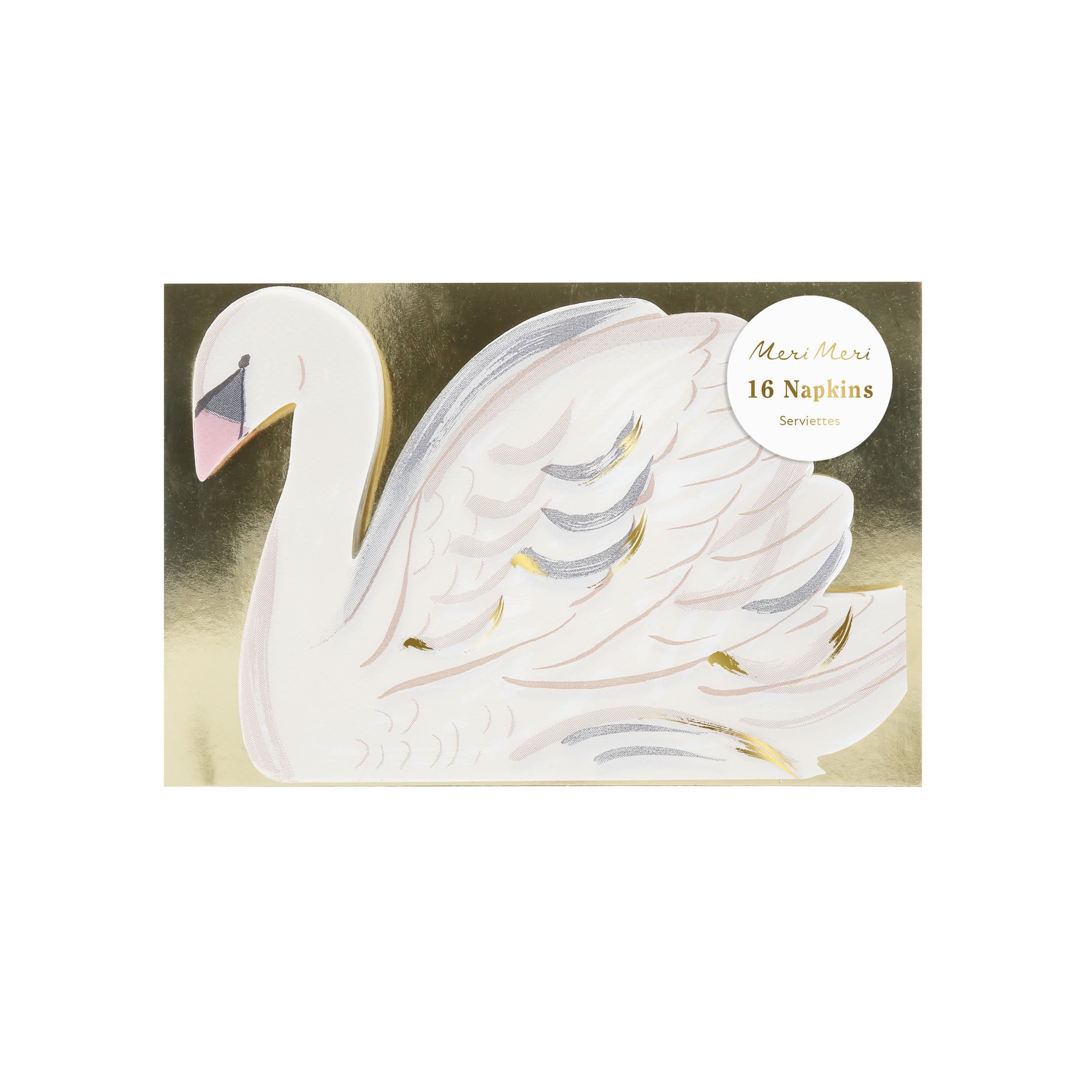 Salvetes gulbja formā (x16)