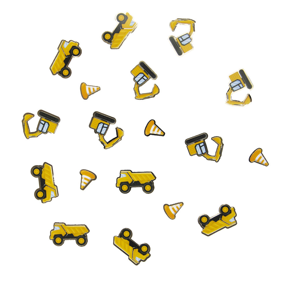 Galda konfeti būvdarbu tematikā