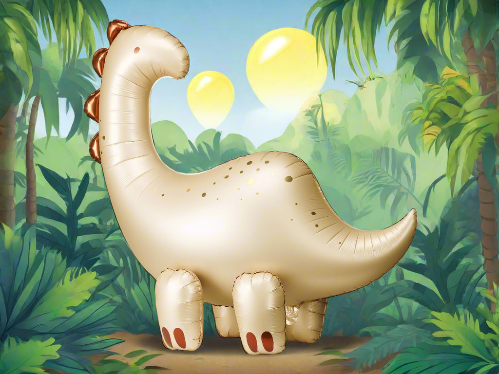 Stāvošs folijas balons dinozaura formā