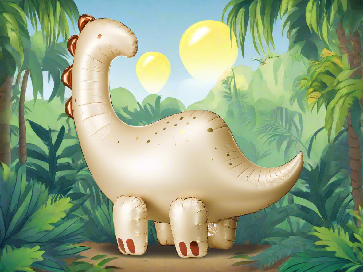 Stāvošs folijas balons dinozaura formā