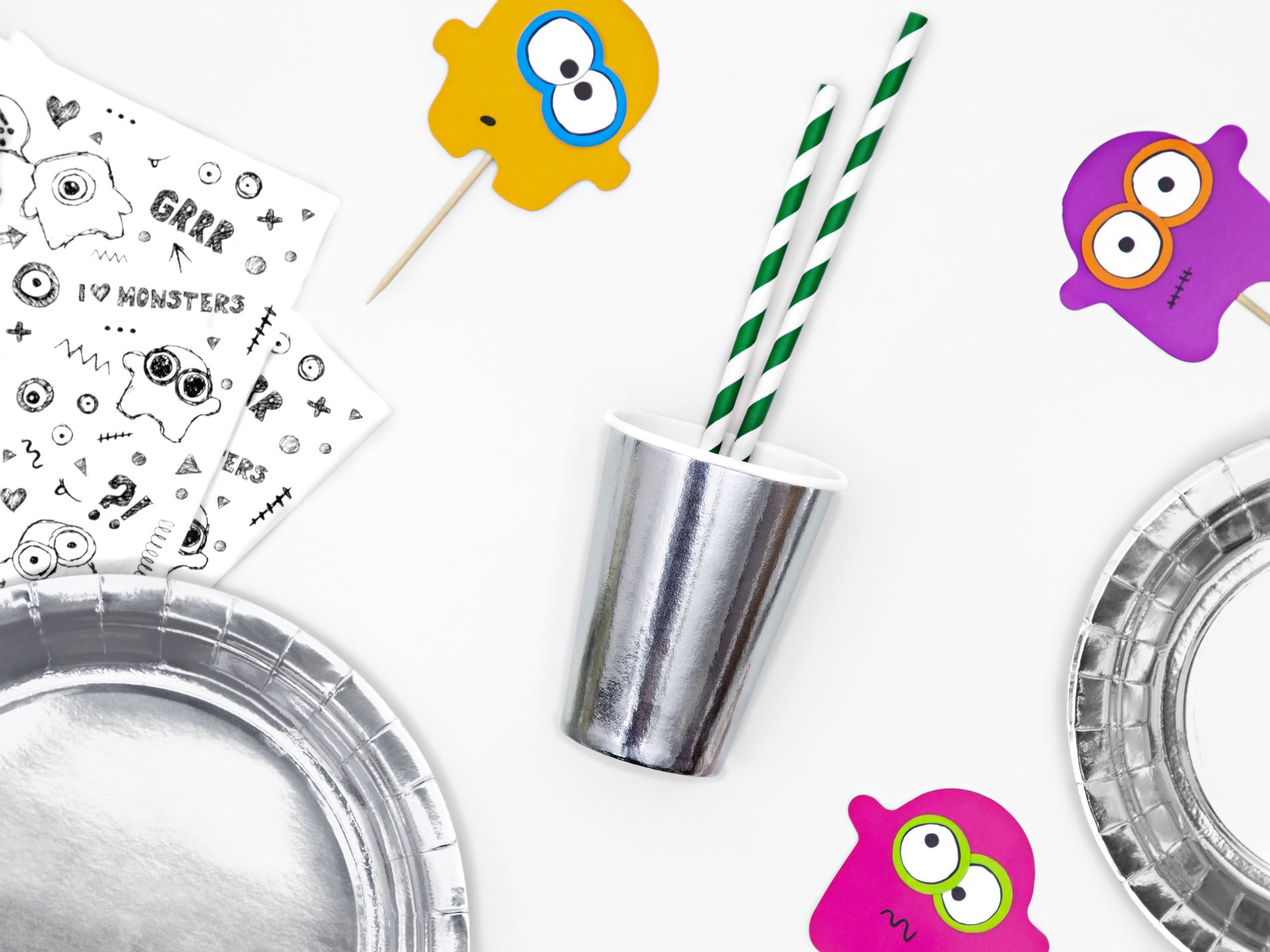 Krūzītes - sudraba (x6)