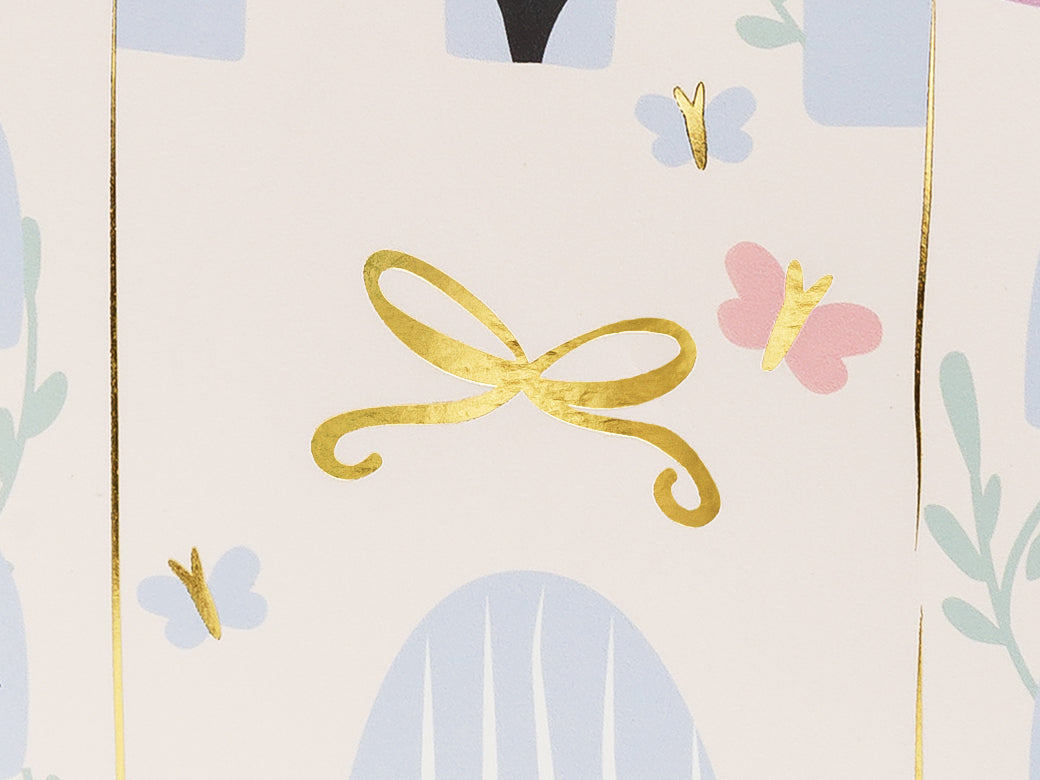 Dāvanu maisiņi - pils formā (x8)