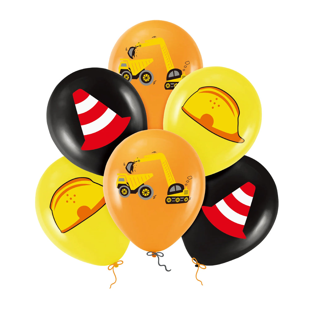Balonu komplekts - būvdarbu tematikā (x6)